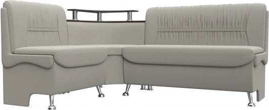 125900L Диван кухонный угловой Сидней левый угол (Бежевый/Рогожка) Лига Диванов арт.125900L