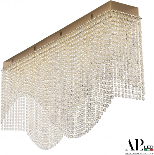 SH512.2.100.B.Ni.4000 Потолочная люстра светодиодная APL LED Sicilia SH512.2.100.B.Ni.4000