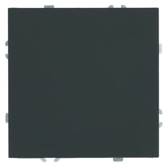 50246 Выключатель одноклавишный (черный уголь, soft touch) Stekker Эмили 50246