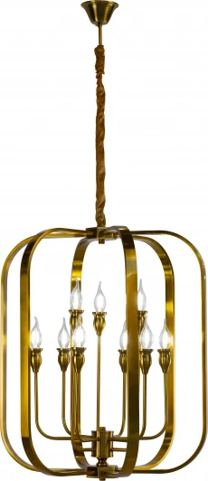 AM381 SP6+3 Подвесная люстра AM Group AM381 SP6+3 (220V, на цепи, свеча)