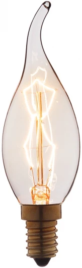 3540-TW Ретро лампочка накаливания Эдисона E14 40 Вт теплое желтое свечение Loft It 3540 3540-TW