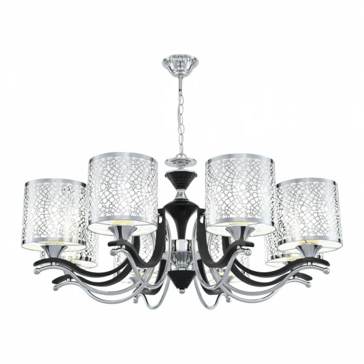 306787/8 Bk/Ni Подвесная люстра Arte Milano Florentia-6787 306787/8 Bk/Ni (220V, на цепи)