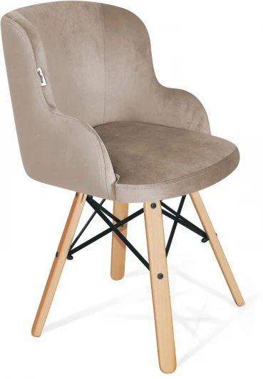 6804072102 Стул SHT-ST39/S70 латте/прозрачный лак/черный от фабрики Sheffilton