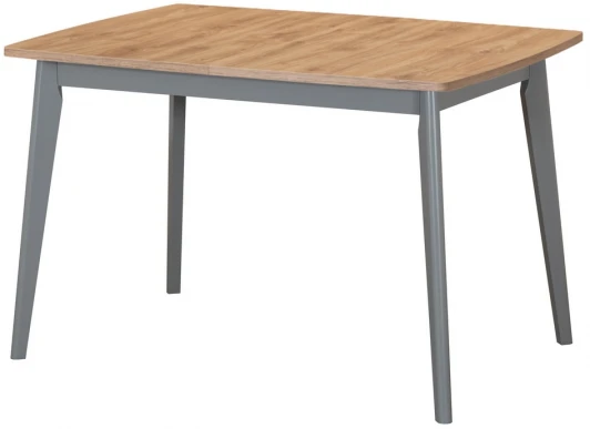 RF 0003 Стол Oslo раскладной 100-130x80x76см, Дуб Навара, серый Bradex Home RF 0003