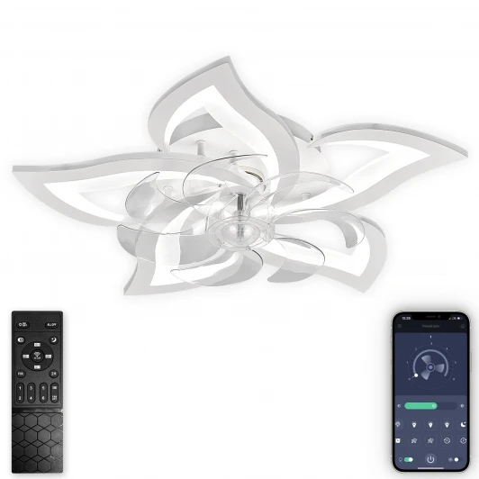 LED LAMPS 81487 Потолочная люстра светодиодная с вентилятором Natali Kovaltseva Ledfan LED LAMPS 81487