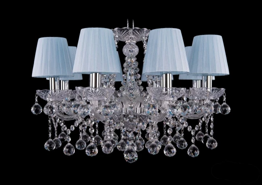 1413/8/200 Ni Balls SH4 Подвесная люстра Bohemia 1413 1413/8/200/Ni/Balls/SH4 (220V, хрусталь, на цепи)