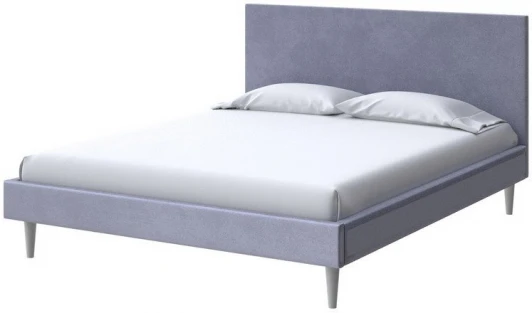 2018014 PROxSON Кровать Claro (Ткань: Велюр Casa Благородный серый) 90x200