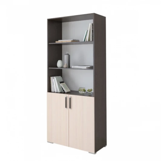 00-00105299 Стеллаж ТЭКС к столу компьютерному, венге/дуб молочный