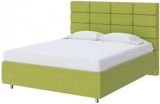 1922820 PROxSON Кровать Shapy без основания (Ткань: Рогожка Тетра Яблоко) 160x190