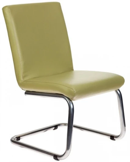 CH-250-V/GREEN Кресло Бюрократ CH-250-V зеленый искусственная кожа полозья