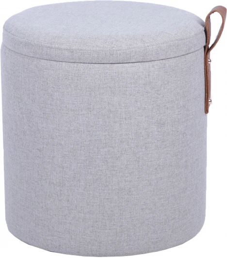 УТ000039494 Пуф с ящиком Эркки рогожка XS серый Stool Group арт.УТ000039494