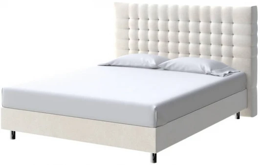 2027184 PROxSON Кровать Tallinn Boxspring Standart (Ткань: Велюр Лофти Лён) 200x200