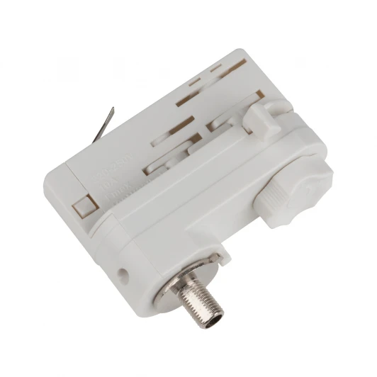 UBX-A61 WHITE 1 POLYBAG Адаптер для трехфазного шинопровода Uniel UBX-A61 WHITE 1 POLYBAG