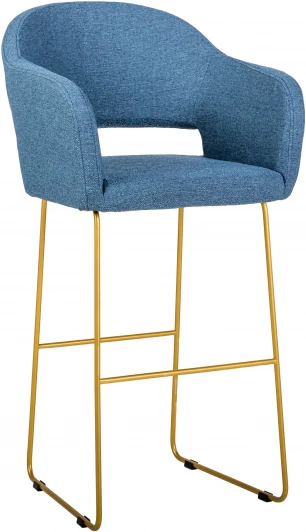 4101188h_БлюАртЗолот_БАР Кресло бар Oscar БлюАрт/ЛинкЗолот R-Home арт.4101188h_БлюАртЗолот_БАР