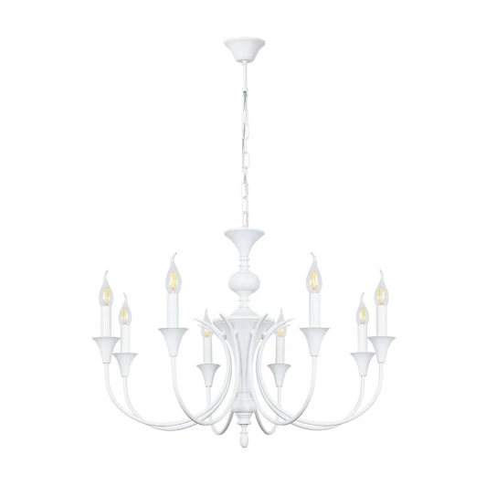 A4094LM-8WH Подвесная люстра Arte Lamp Collinetta A4094LM-8WH (220V, на цепи, подсвечник, свеча)