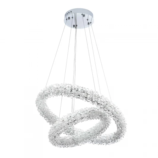 MS.5002.600.400 CR Подвесной светильник светодиодный хрустальный с пультом с регулировкой цветовой температуры и яркости Modelux MODESTYLE MS.5002.600.400 CR