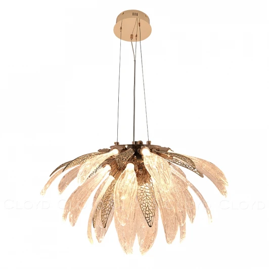11419 Подвесная люстра светодиодная с цветами Cloyd Tuvalu 11419 (220V, на тросе, цветы)