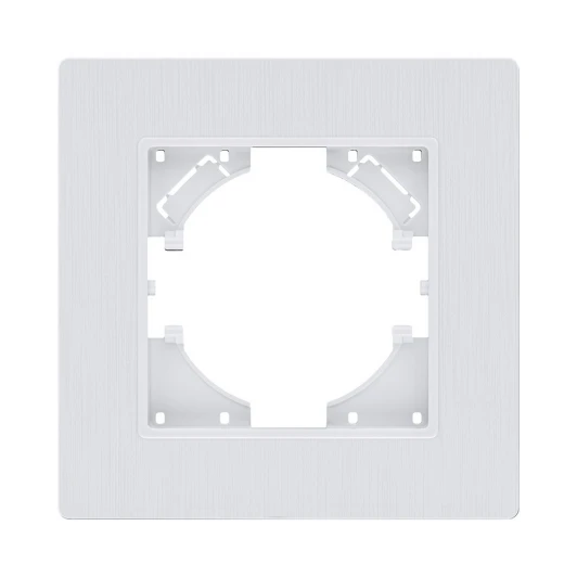 EP1WH Рамка 1-постовая белый Kollinger Eleganz Plex EP1WH