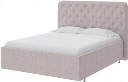 1912141 PROxSON Кровать Classic Large (Ткань: Велюр Лофти Бежевый) 120x200