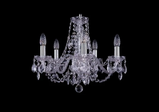 1406/5/160/Ni/Leafs Подвесная люстра Bohemia 1406 1406/5/160/Ni/Leafs