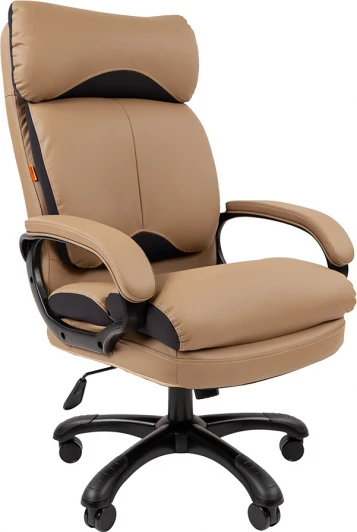 CHAIRMAN 505 Компьютерное кресло CHAIRMAN 505 (Пластик,Экокожа,Ткань/Бежевый)