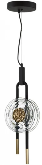 5407/12L Подвесной светильник Odeon Light Magnet 5407/12L черный/золотой/металл/стекло LED 12W 3000K 1005Лм