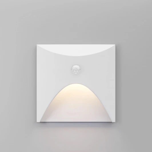 40158/LED Подсветка светодиодная для лестниц встраиваемая IP65 Elektrostandard Move 40158/LED 3000K с датчиком движения Белый