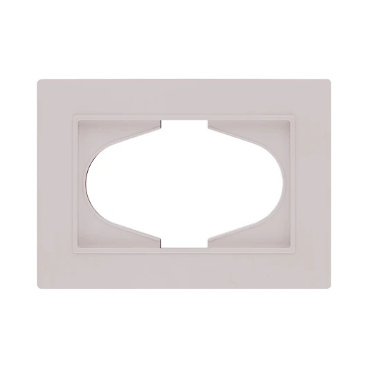EP120CM Рамка для двойной розетки кашемир матовый Kollinger Eleganz Plex EP120CM