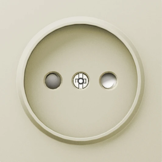 DE21651 Накладка для розетки без заземления, со шторками 16A 250 В~, шампань IP30 Donel A07 DE21651
