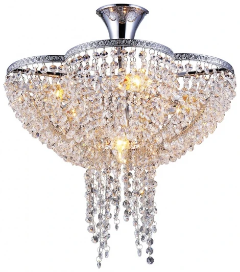 IMPERIALE 11425/5+1C CHROME Потолочная люстра Natali Kovaltseva Imperiale 11425/5+1C CHROME