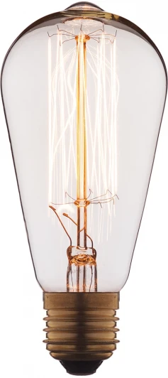 1007 Ретро лампочка накаливания Эдисона E27 40 Вт теплое желтое свечение Loft It 1007 1007