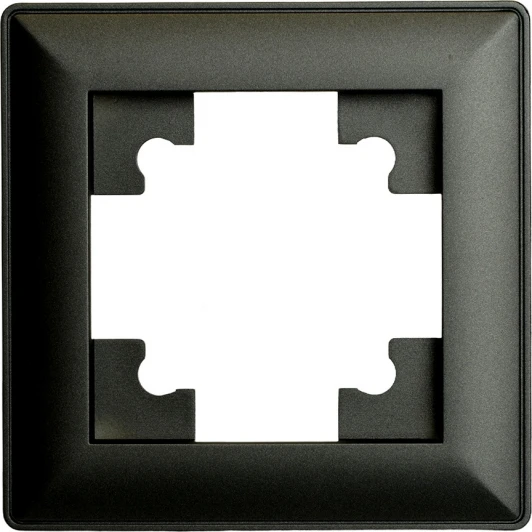 39812 Рамка на 1 пост (черный) Stekker Катрин 39812