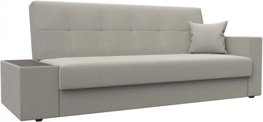 126010L Диван-книжка Лига-020 стол слева (Бежевый/Рогожка) Лига Диванов арт.126010L