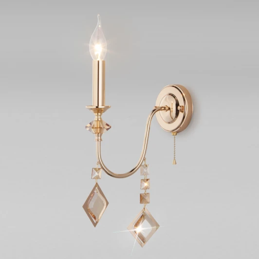 10110/1 золото Бра Eurosvet Telao 10110/1 золото/тонированный хрусталь Strotskis