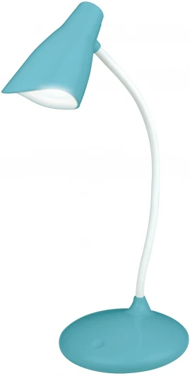 TLD-559 Blue/LED/280Lm/5000K/Dimmer Интерьерная настольная лампа для школьника Uniel TLD-559 Blue/LED/280Lm/5000K/Dimmer (220V, диммер, сенсорный выключатель)