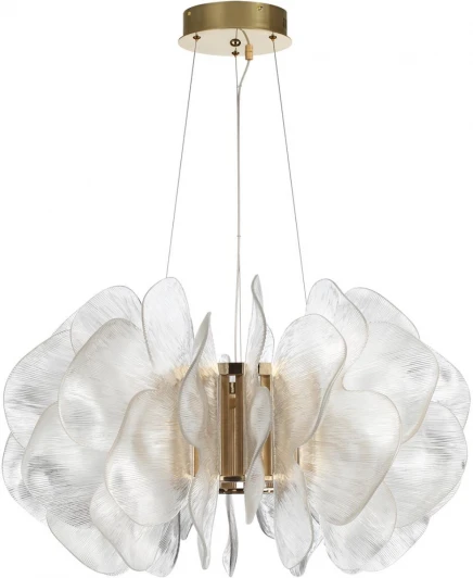 5089/115L Подвесная люстра Odeon Light Siama 5089/115L под латунь/прозрачный/акрил LED 115W 3500K (220V, на тросе)