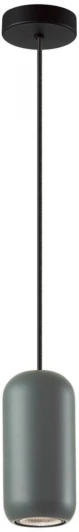 5060/1E Подвесной светильник Odeon Light Cocoon 5060/1E PENDANT темн.зеленый/черный/металл GU10 LED 4W (220V, на проводе)