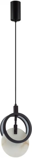 5422/17L Подвесной светильник Odeon Light Mercury 5422/17L черный/металл/алебастр LED 17W 3000K (220V, на проводе)