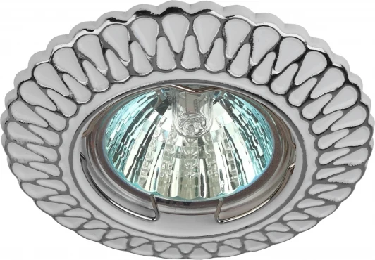 ST4 CH/WH /1 Встраиваемый точечный светильник ЭРА ST4 CH/WH /1 (12V, круглые)