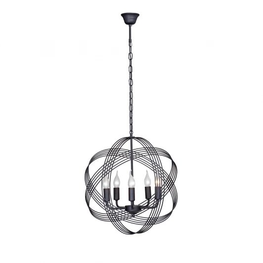 V4835-1/5 Подвесная люстра Vitaluce V4835-1/5 (220V, на цепи, свеча, шар)