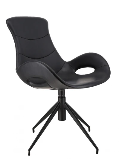 EP Freedom PU Black Обеденное кресло Everprof Freedom Экокожа Черный