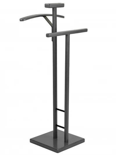 007533 Вешалка костюмная ГАЛАНТ 340 черный/ серый графит от фабрики Mebelik