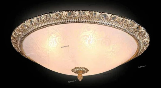 10435/5С Люстра потолочная Natali Kovaltseva Gisele, 5 ламп, золото, белый