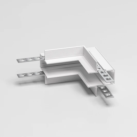 85211/00 Коннектор угловой внутренний для встраиваемого шинопровода под ГКЛ 12,5мм (белый) Elektrostandard Slim Magnetic 85211/00 (48V)