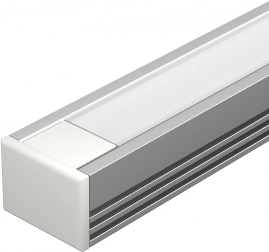 029858 Профиль с экраном PDS-S-2000 ANOD+OPAL (Алюминий) 029858 Arlight