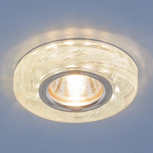 2191 MR16 CL/BL прозрачный/голубой Встраиваемый точечный светильник Elektrostandard 2191 MR16 CL/BL прозрачный/голубой
