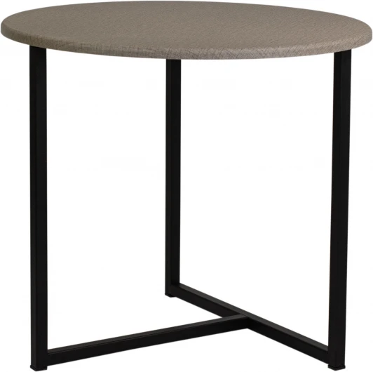 009007 Стол журнальный BeautyStyle 27 текстиль темный/черный Mebelik арт.009007
