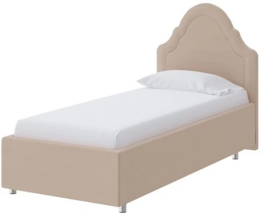 1915633 PROxSON Кровать Эльза (Ткань: Велюр Forest 730 Миндальный) 90x200