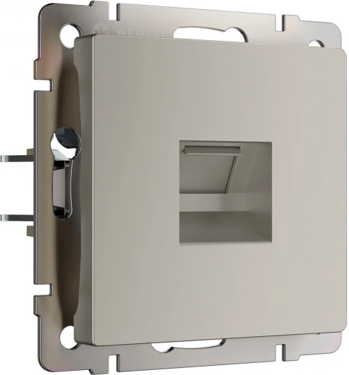 W1281004 Розетка Ethernet RJ-45 (дымчатый) Werkel W1281004