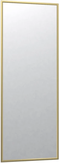 004884 Зеркало настенное в раме Сельетта-6, матовое золото 110 см х 40 см от фабрики Mebelik